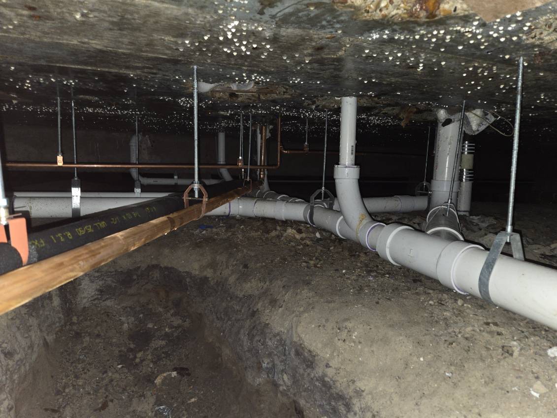 Drain and sewer piping
